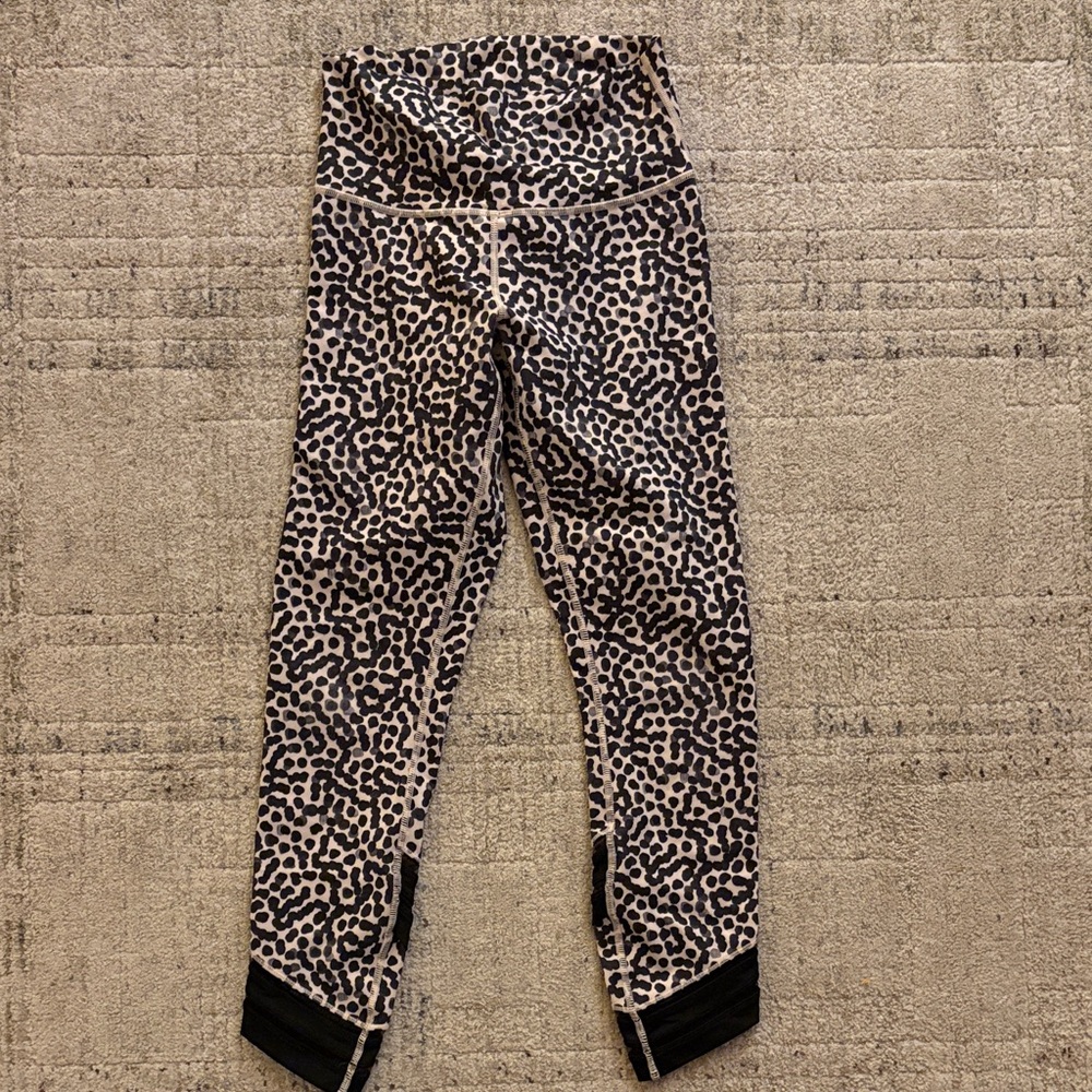Lululemon Athletica Leopard Print Leggings